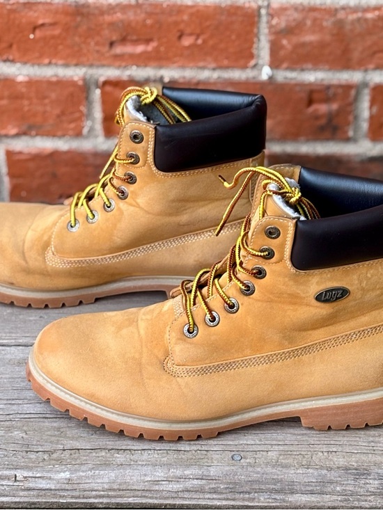 Lugz Other - Lugz Wheat Tan Hiking Work Boots Lace Up MCONFWK-7470 Sz 10.5 EXCELLENT